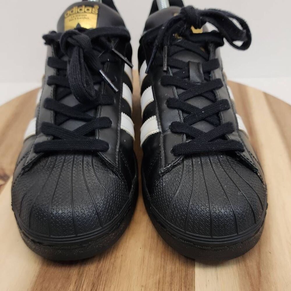 Adidas Superstar ADV Shoes Mens Size 7 Black White - Picture 2 of 12